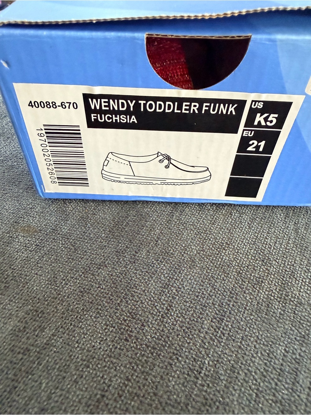 WEN Bright Pink Canvas Lace-Up Kids Sneakers - Picture 6 of 6